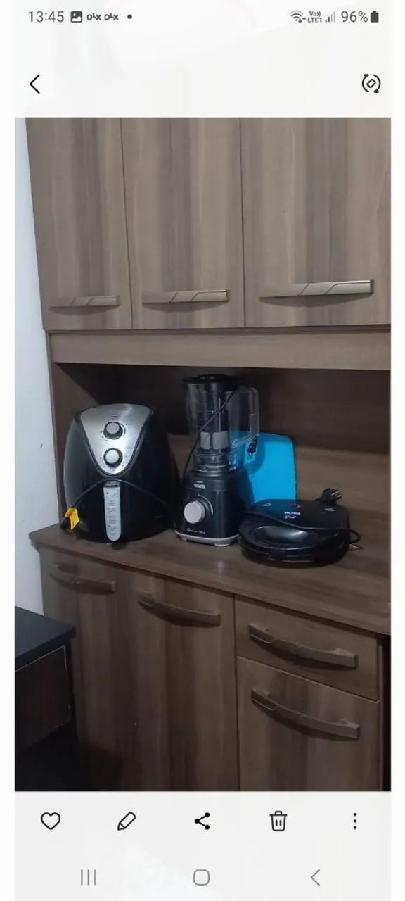 Armário de cozinha pouco tempo de uso 250,00.... * 