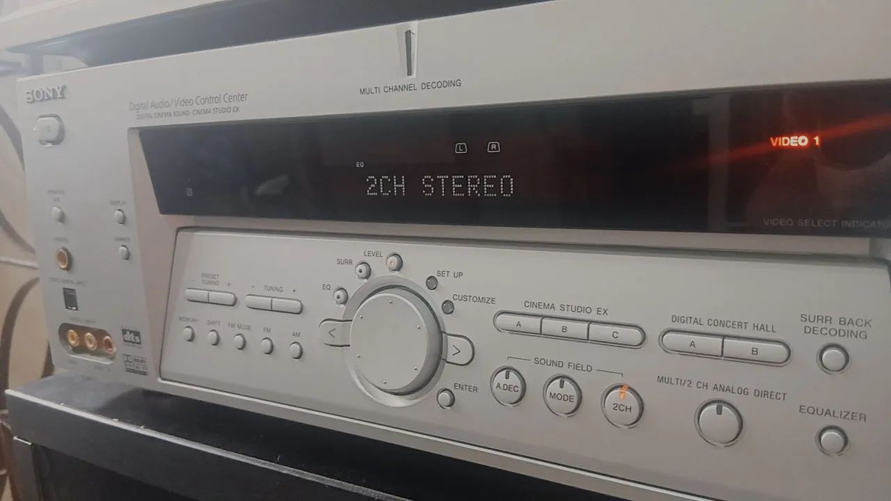 Receiver Sony STR DE 885 Com Controle.  - Foto 3
