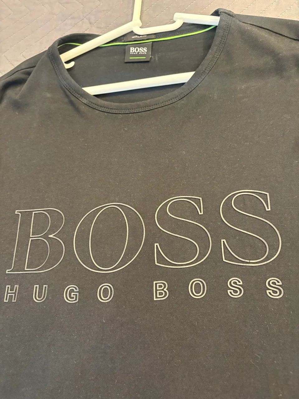 CAMISA HUGO BOSS ORIGINAL PRETA G - Foto 4