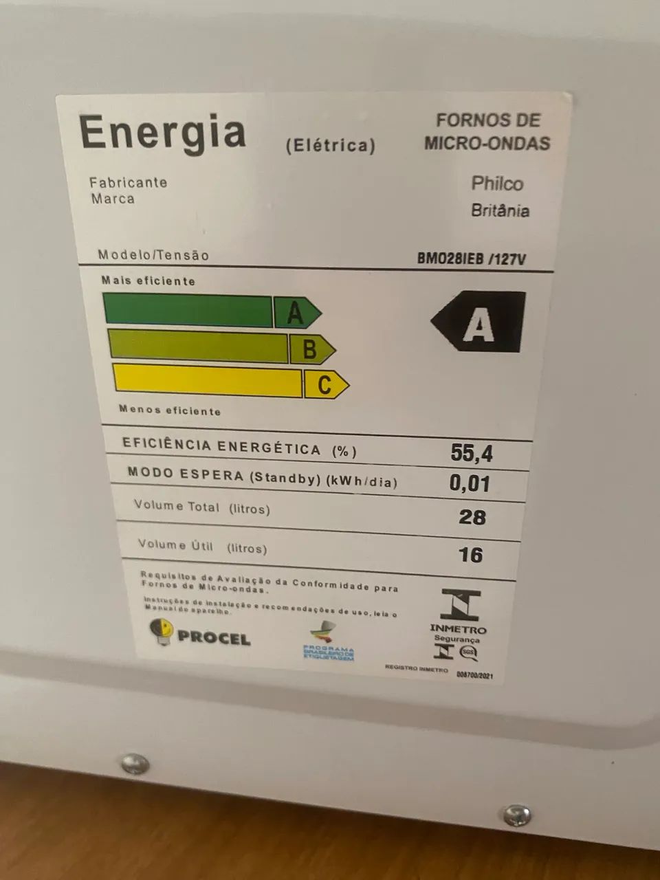 MICROONDAS BRITÂNIA 28L ESPELHADO - Foto 5