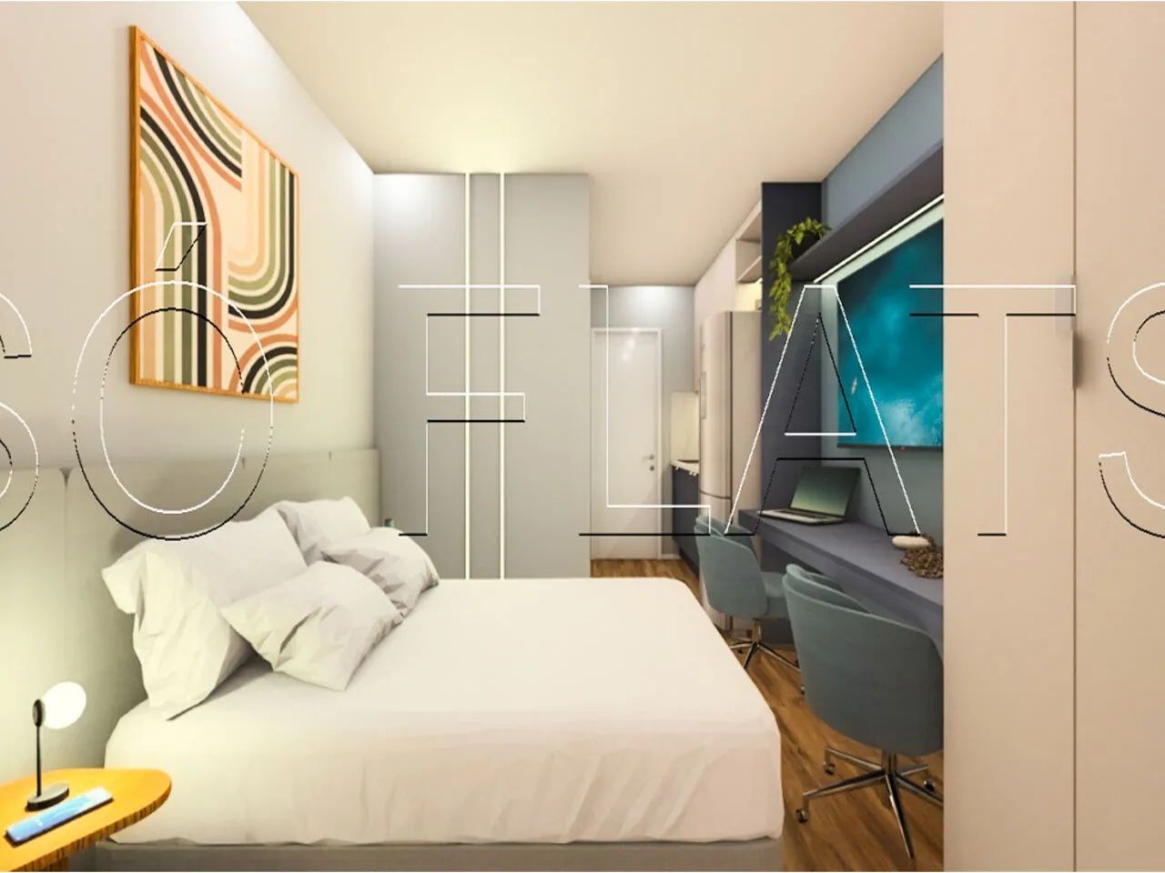 Studio com 23m² 1 dormitório, s/ vaga disponível para venda