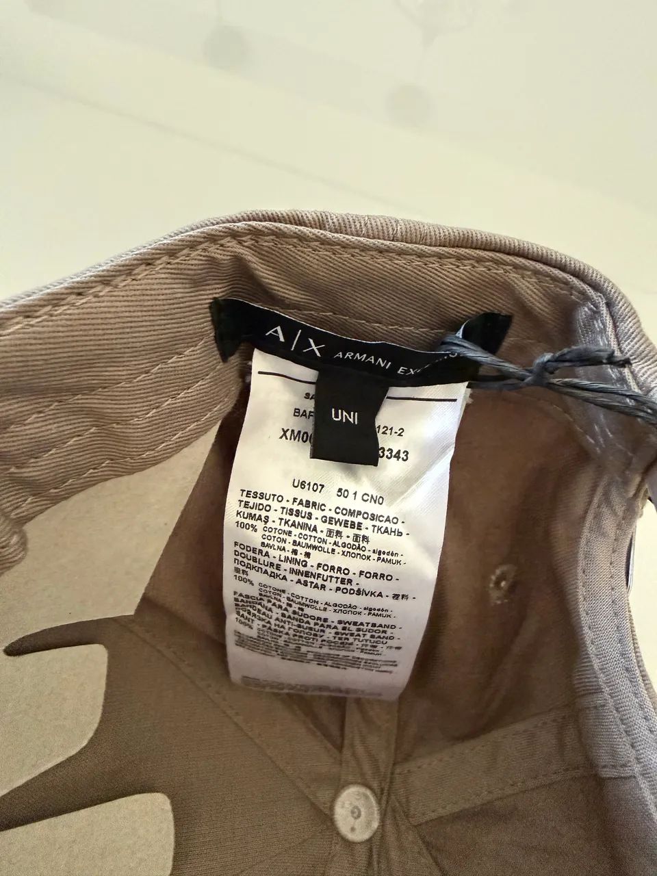 Boné Armani Exchange original logo bordado  - Foto 2