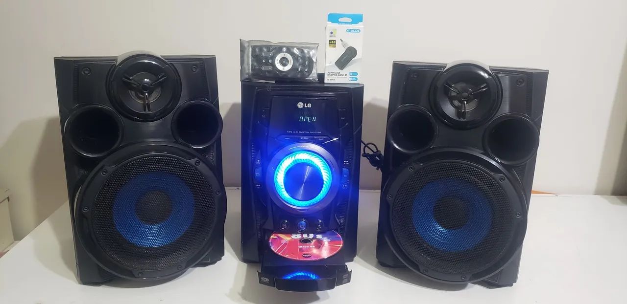 Mini System LG 220W RMS USB, FM, CD, AUX e Receptor Bluetooth 