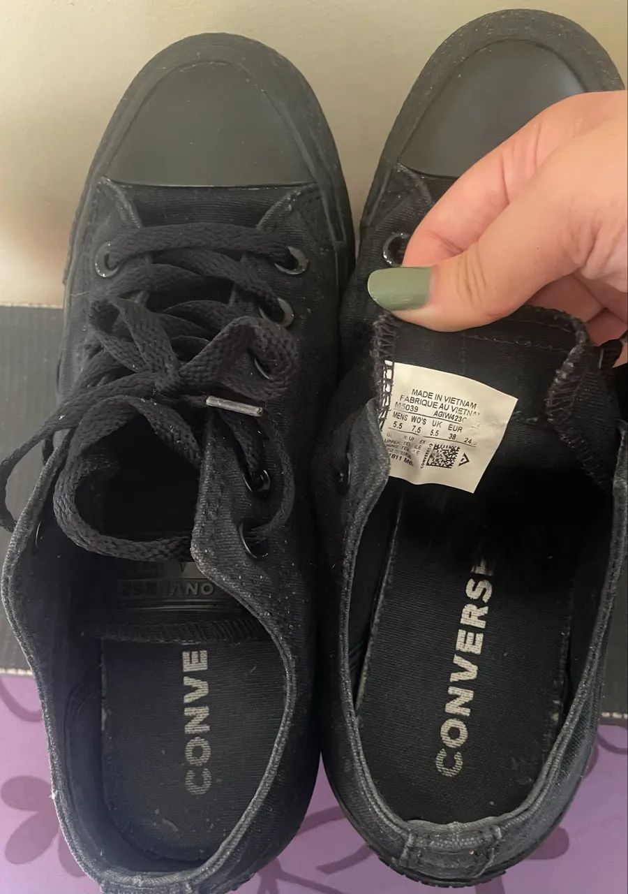 All star converse all black - Foto 3