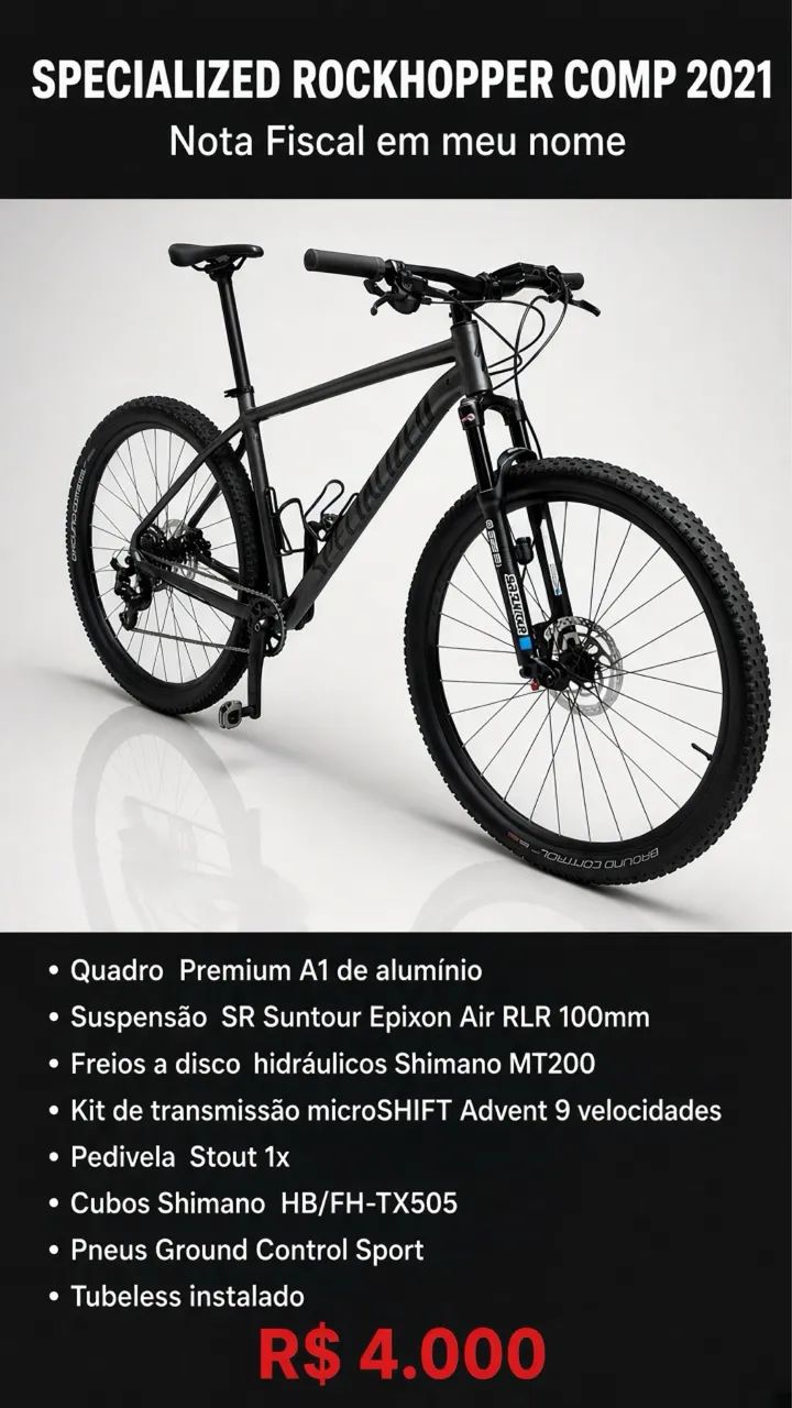 Bicicleta Specialized Rockhopper Comp 2021