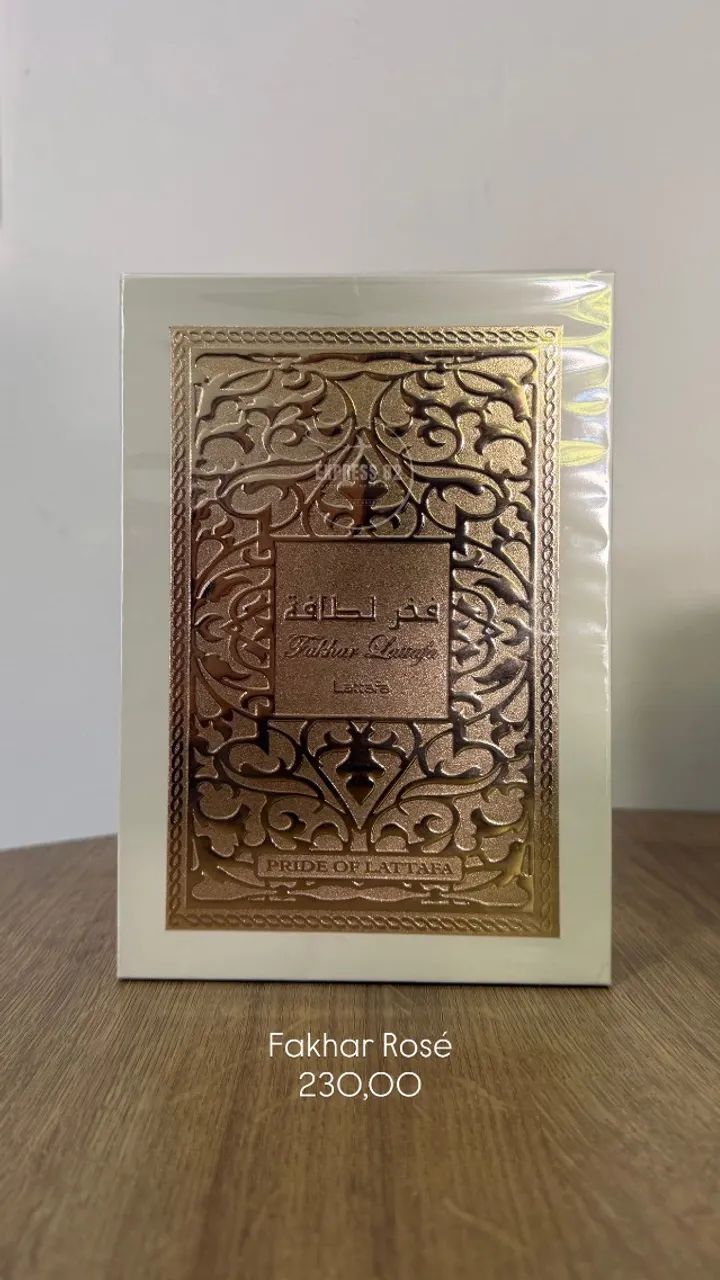 Perfume Fakhar Rosé - Original Importado