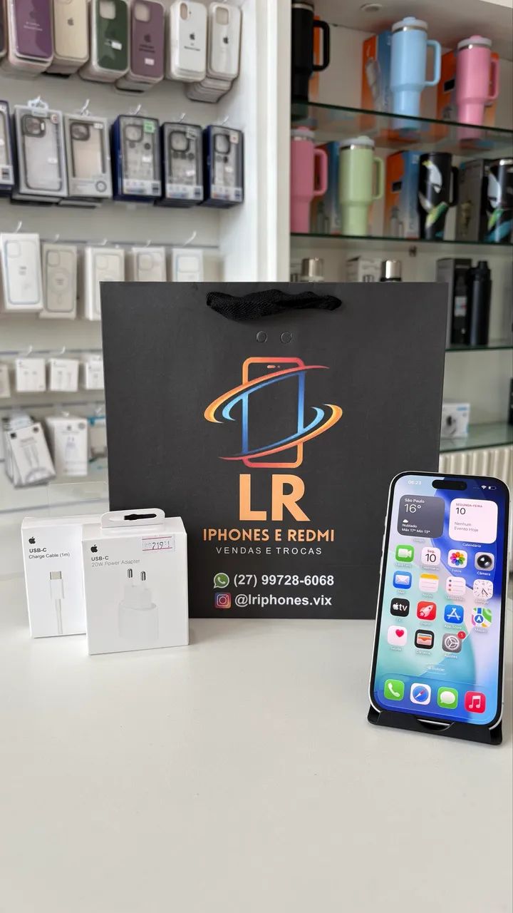 iPhone 16 128GB branco  - Foto 2