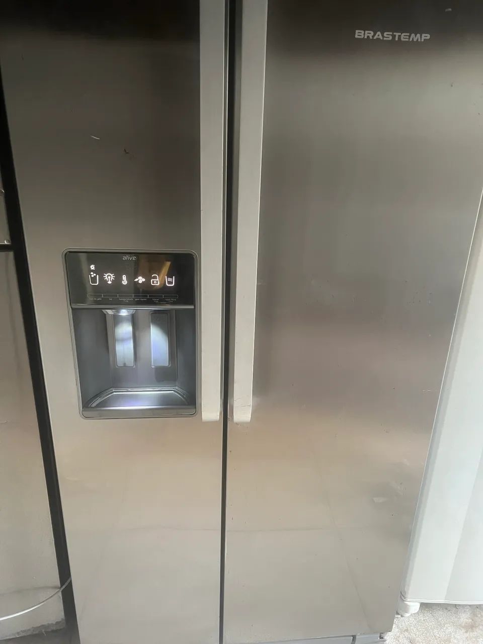 Geladeira Brastemp by side 