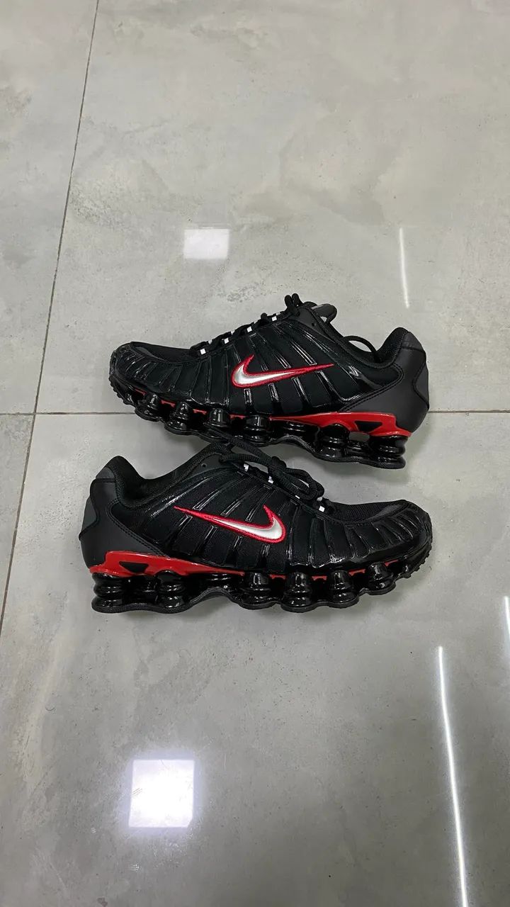 Nike Shox TL Black University Red