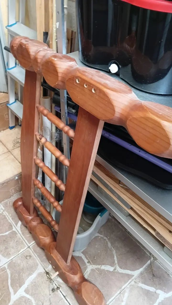 Cama solteiro de madeira - Foto 2