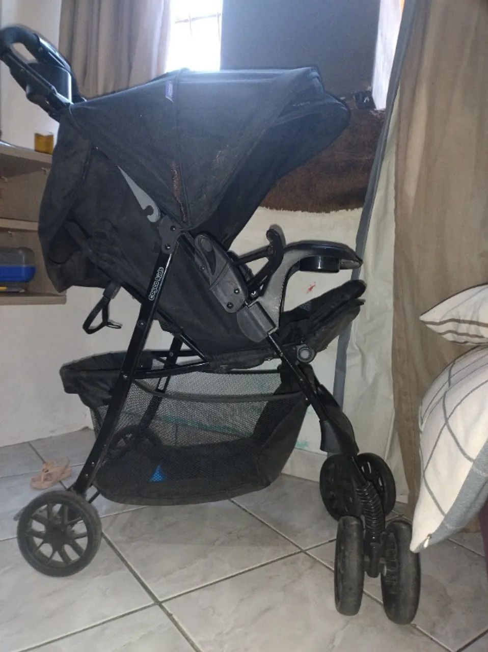 Carrinho de bebê,Cama box e bebe conforto  - Foto 2