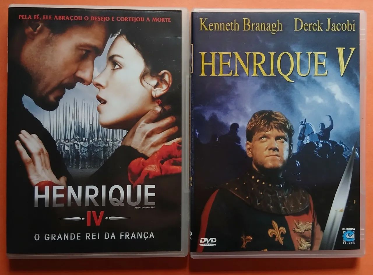 Dvd Henrique IV + Henrique  V