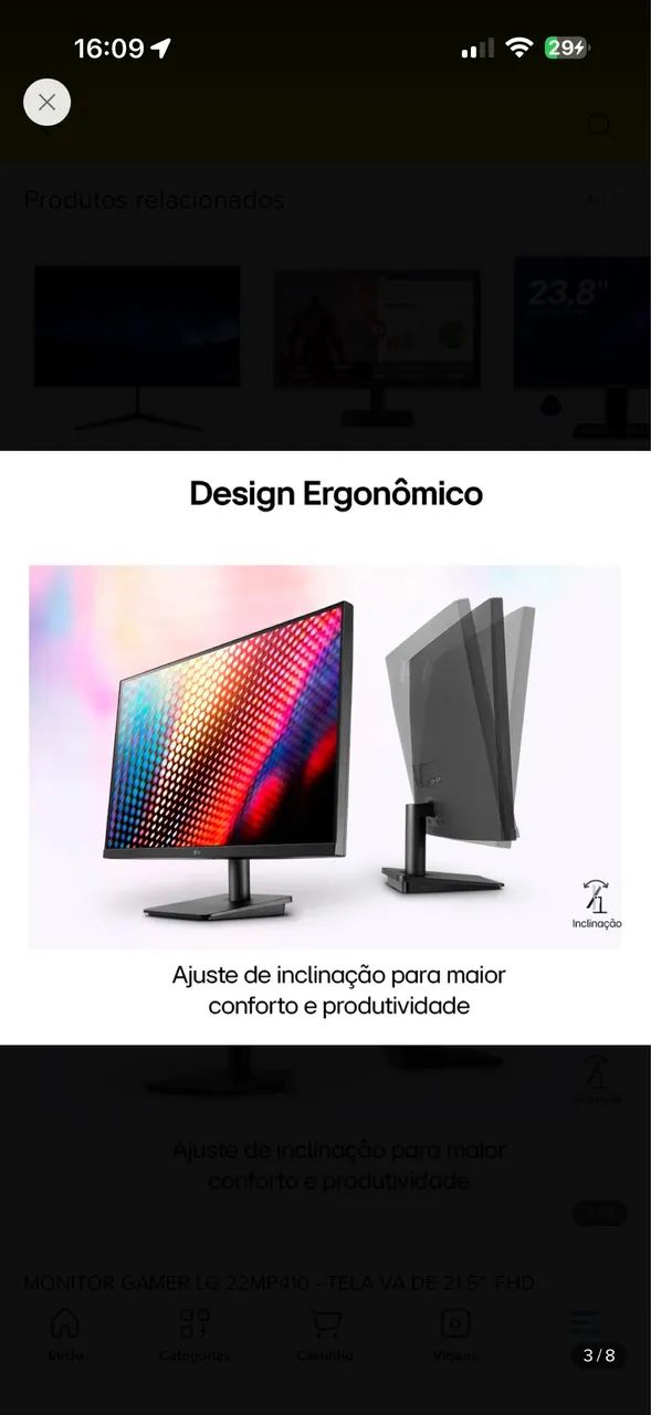 Monitor gamer LG 