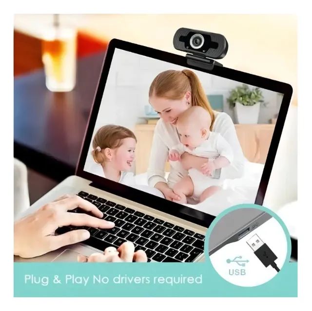 Webcam USB Full HD 1080P 110º - Foto 5