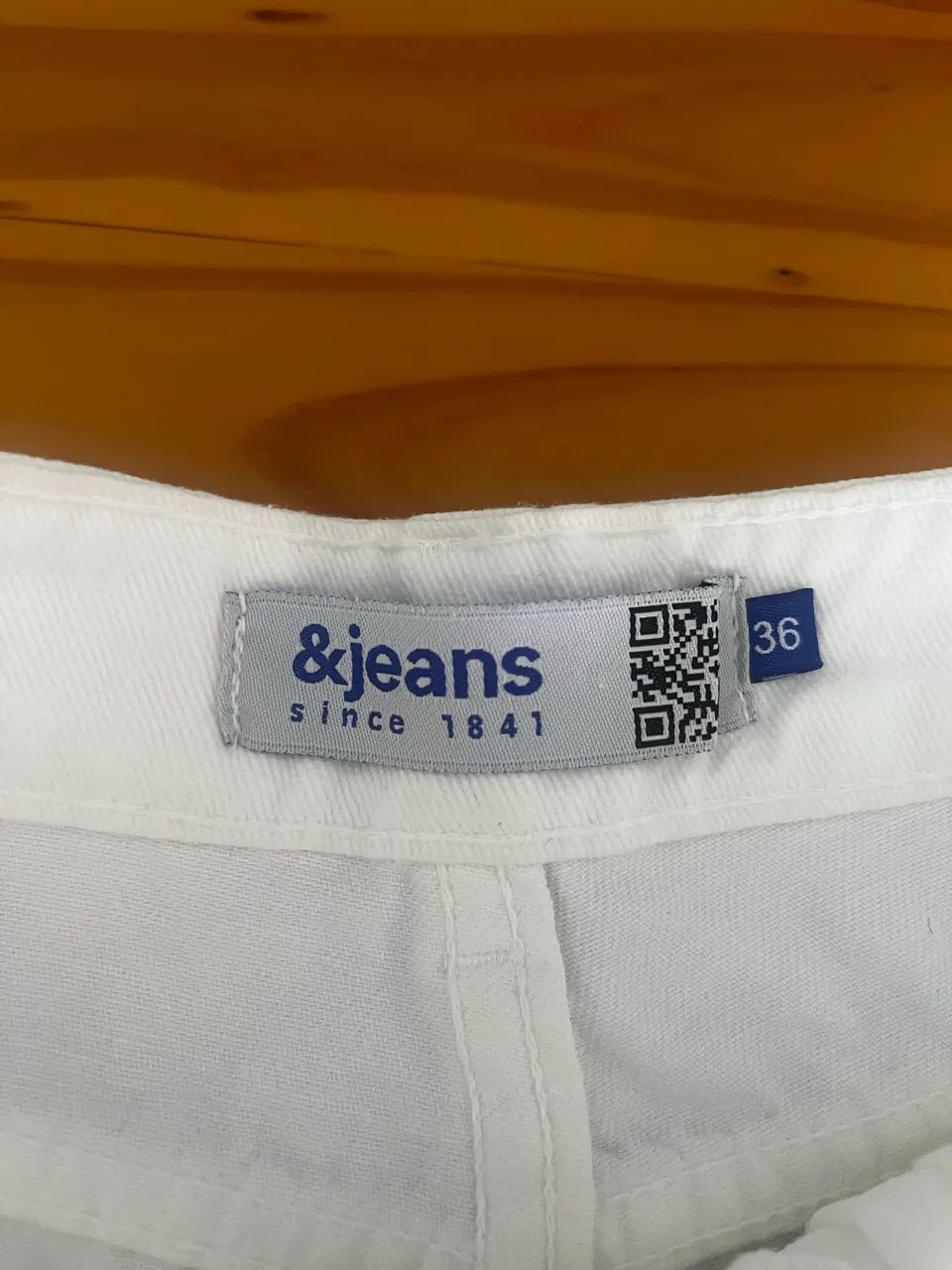 Calça jeans branca com brilhos C&A 36 - Foto 5