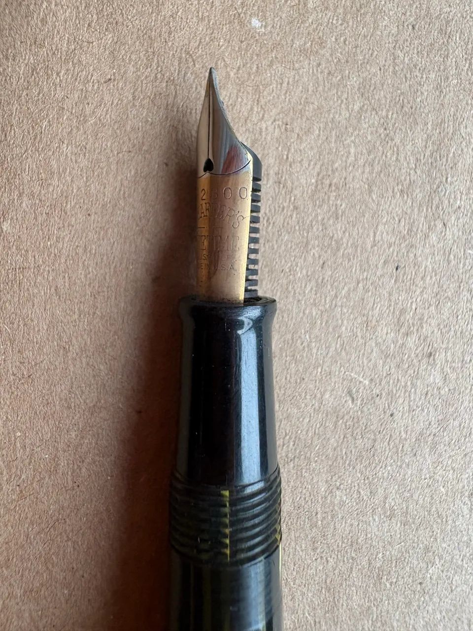 Caneta Schaeffer tinteiro clipe militar para coleção  - Foto 3