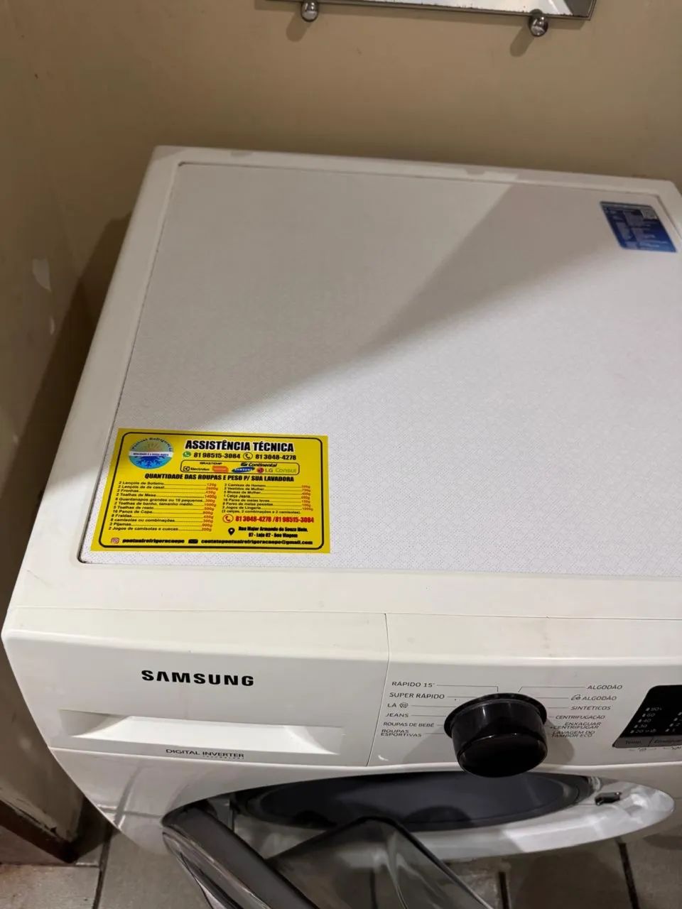 Máquina de lavar Samsung 11kg com garantia  - Foto 4