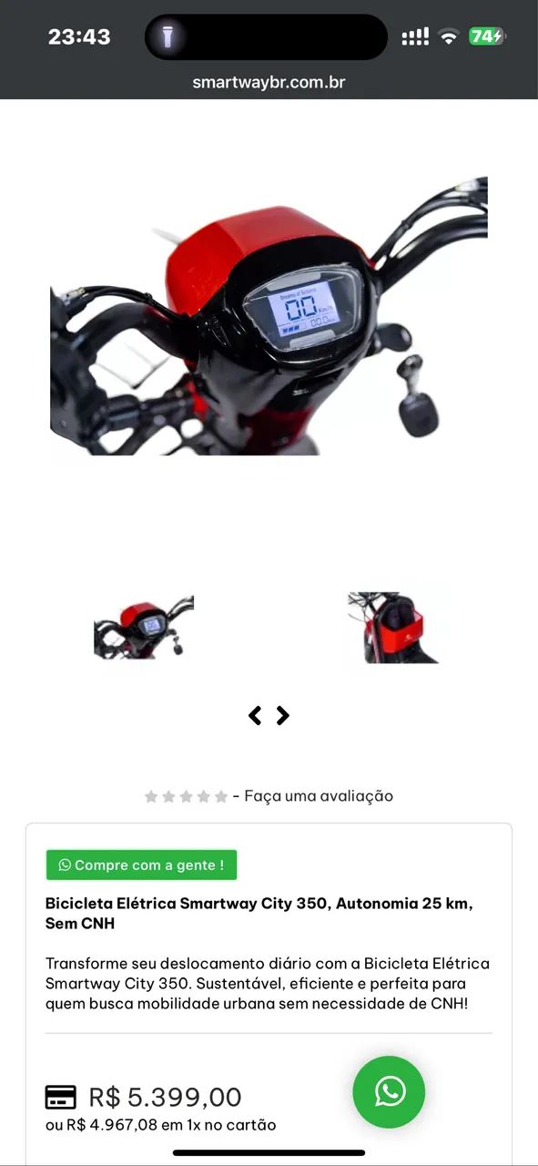 Scooter elétrica x500W autopropelido - Foto 5