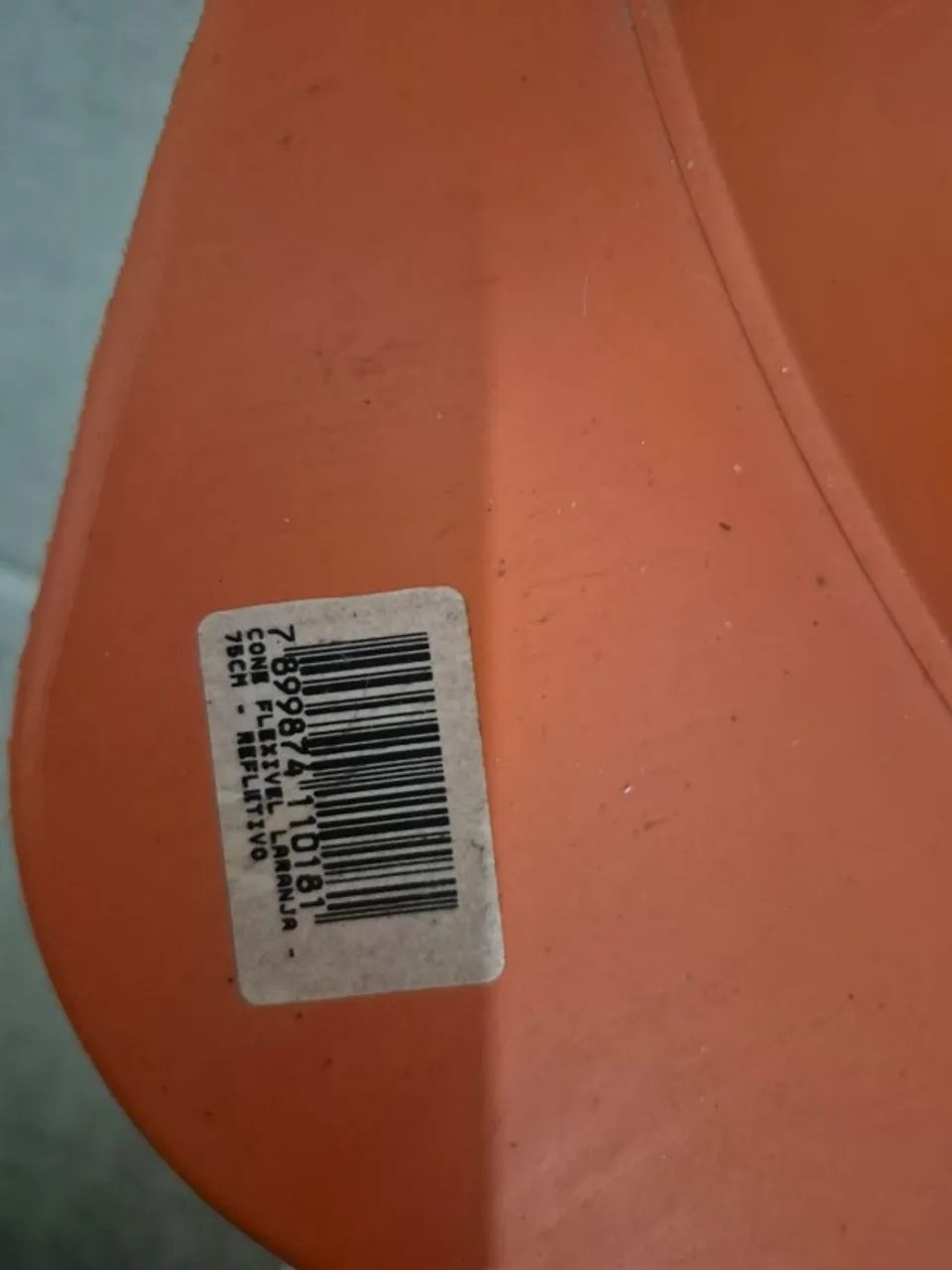 Cone Flexivel 75cm Refletivo