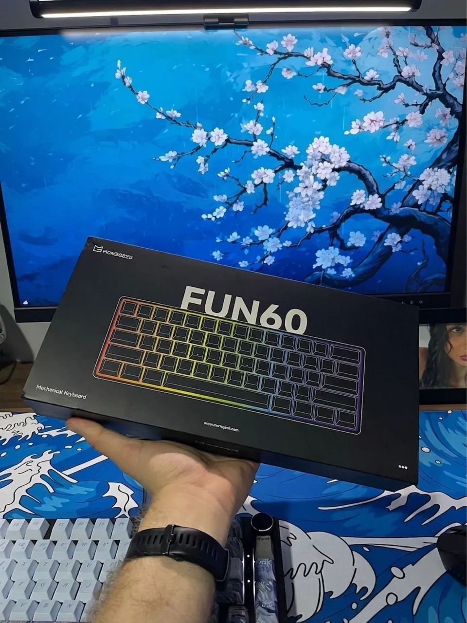 Teclado magnético fun60 pro  - Foto 4