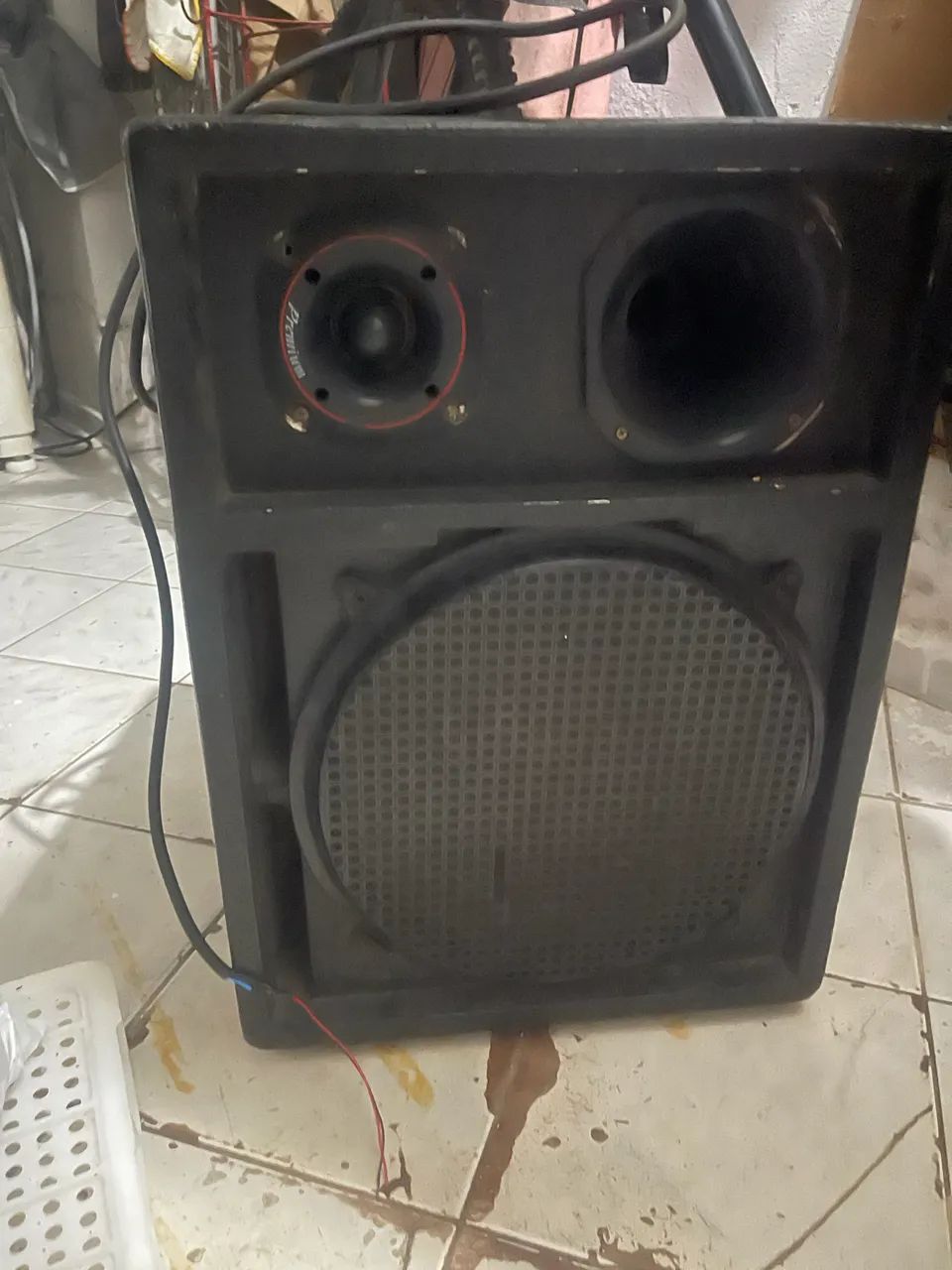 Caixa amplificada boca de 15 com controle remoto - Foto 2