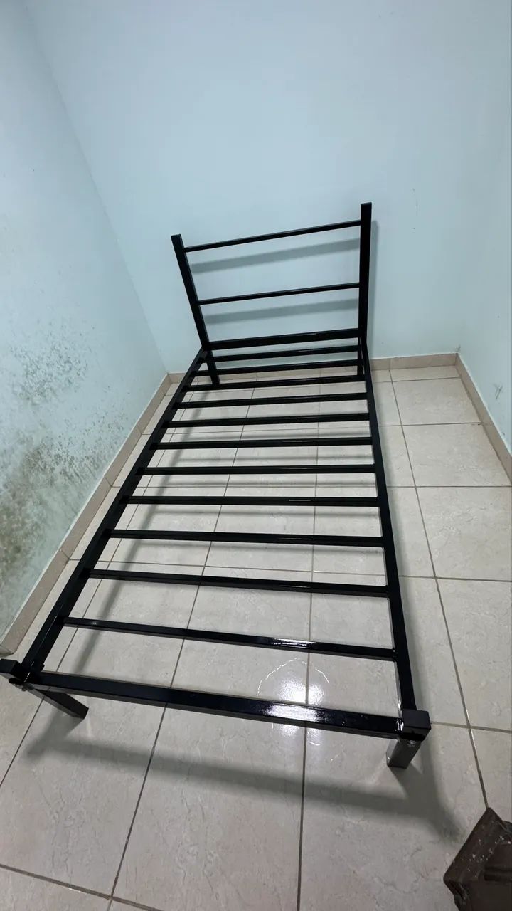 Single Metal Bed Frame with Galvanized Steel Structure494540300192337923