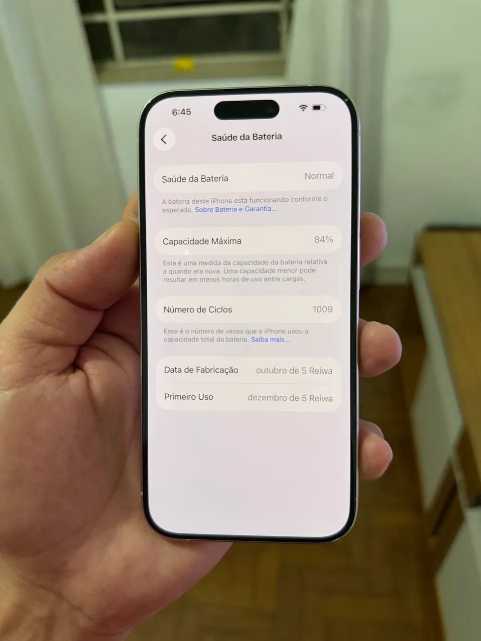 iPhone 15 pro 128GB bateria 84% todo original - Foto 5