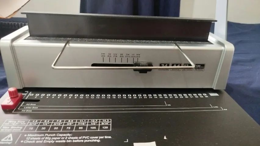 Encadernadora 3x1 com wire-o