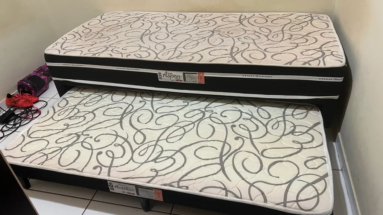 Cama de solteiro (com cama auxiliar) - Foto 2