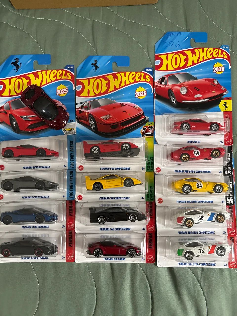 Lote Hot Wheels Ferraris