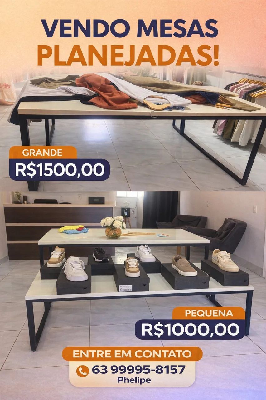 Vendo duas mesas planejadas 