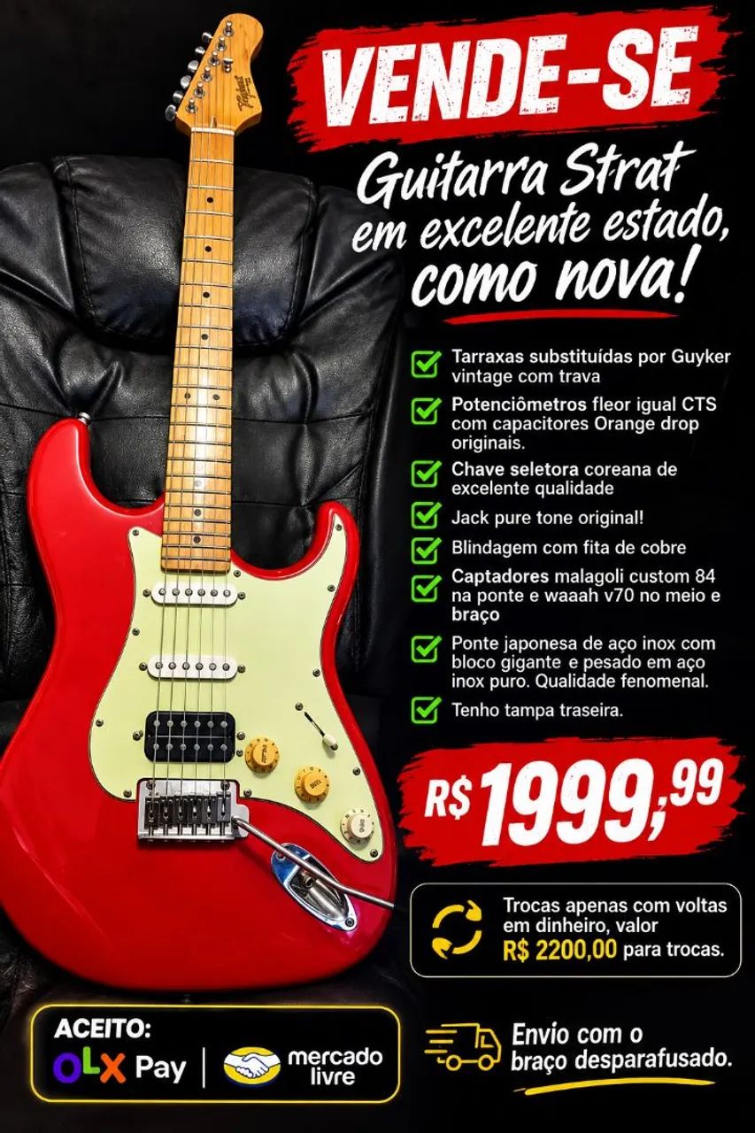 Guitarra com melhorias 