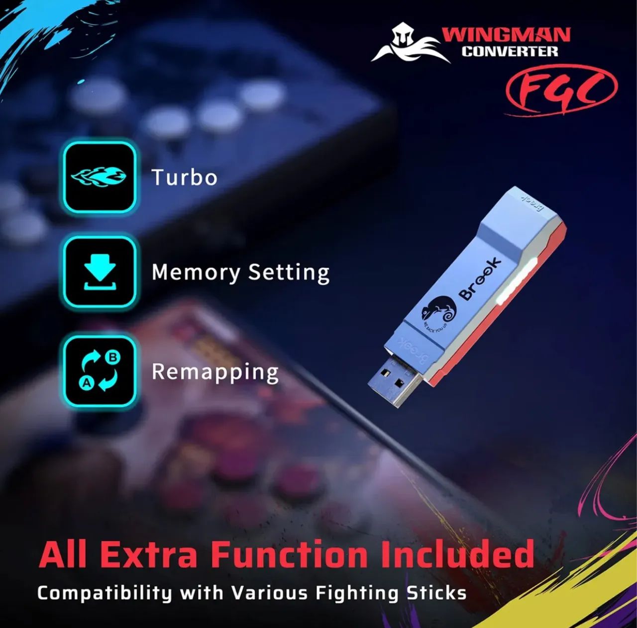 Conversor Brook Wingman PS5/PS4/PC - Foto 3