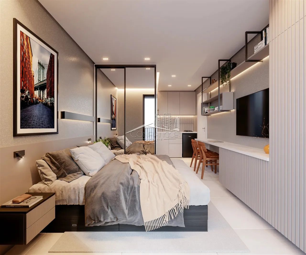 Studio à venda no Centro Civíco em Curitiba/PR - Confiancce Imóveis - Foto 2