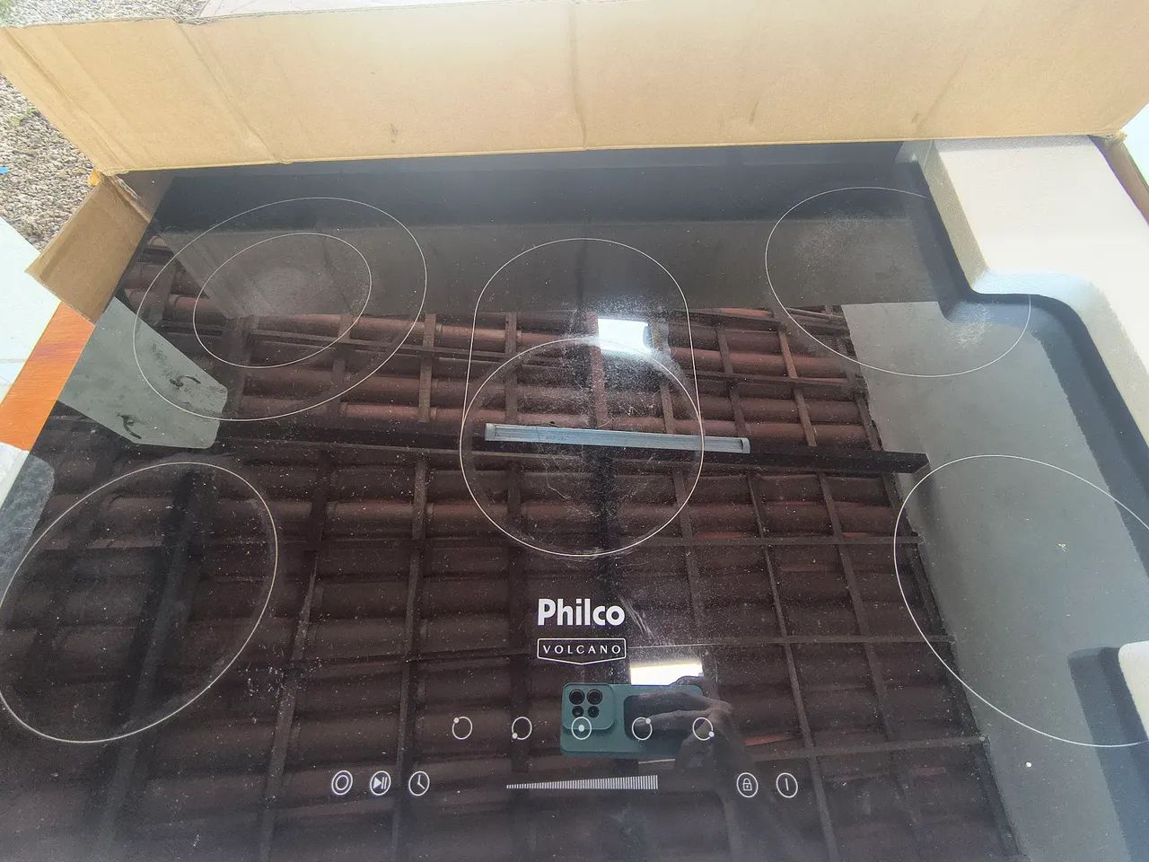 Fogão Cooktop 5 bocas indução 