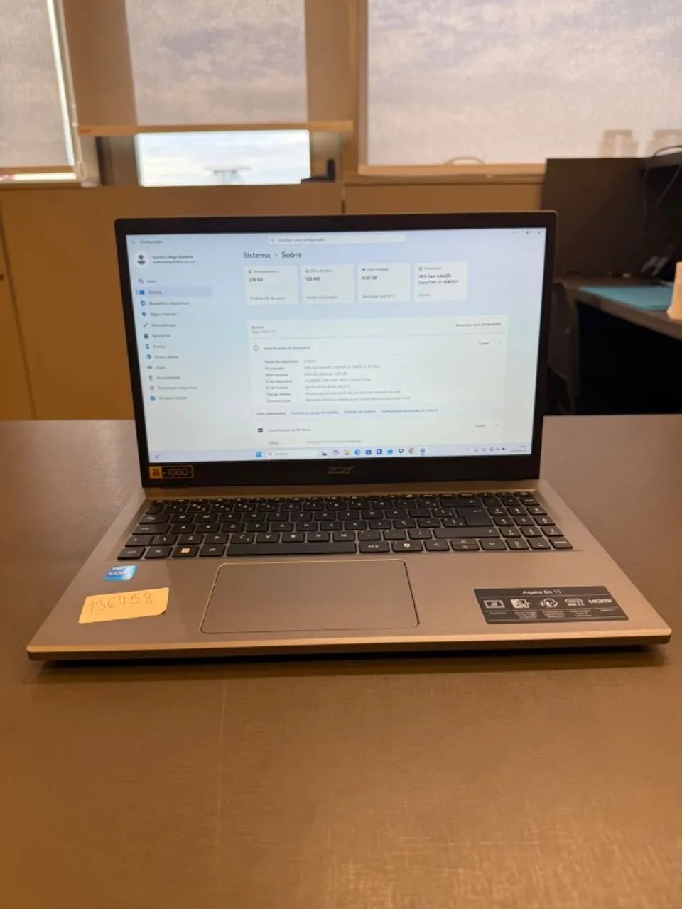 NOTEBOOK ACER ASPIRE GO INTEL ( PRA FACULDADE TOP ) - Foto 3