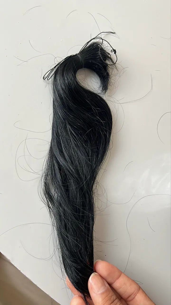 Cabelo humano preto