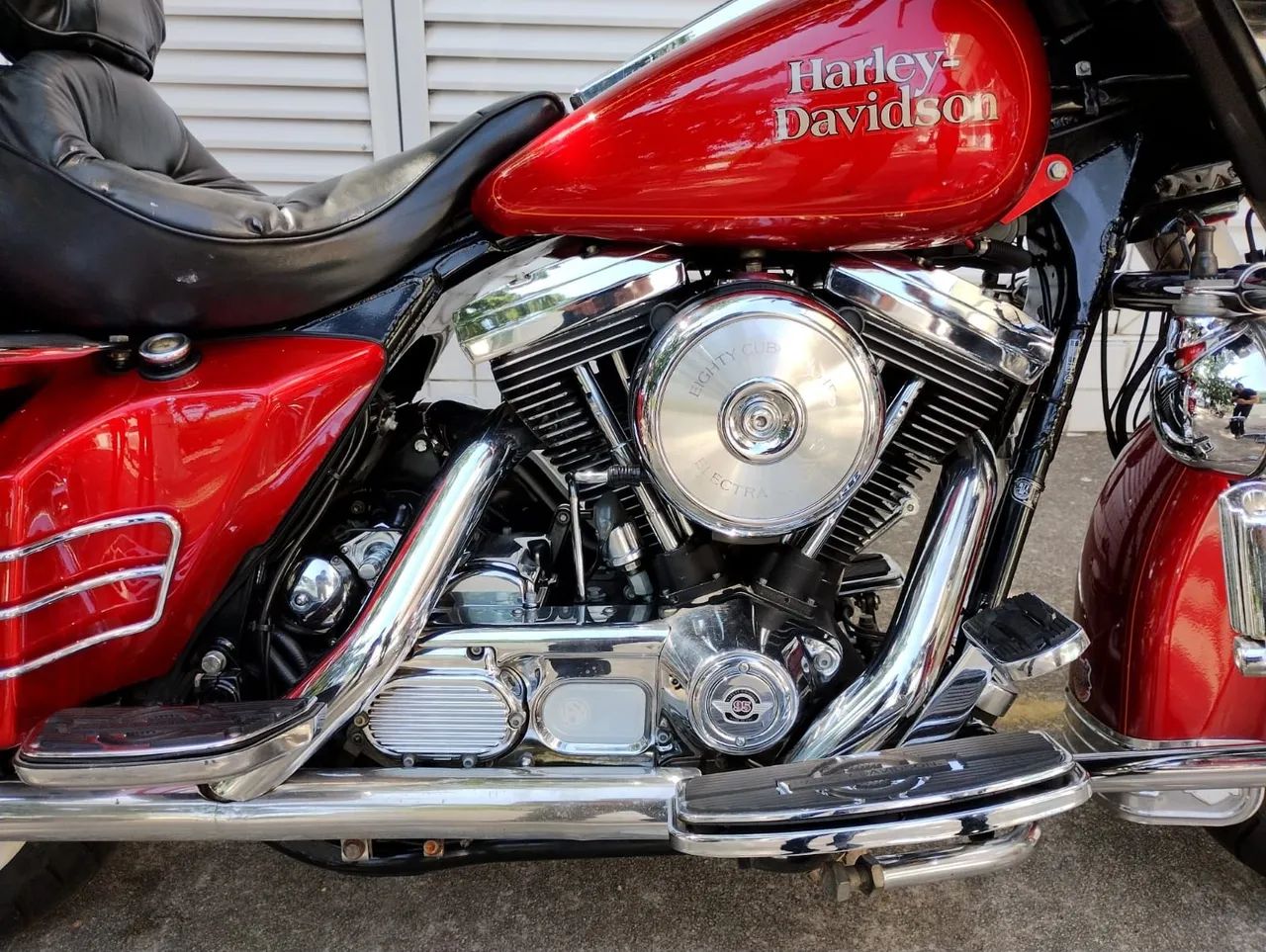 Electra Glide Classic Evolution 1991 placa preta de coleção  - Foto 7