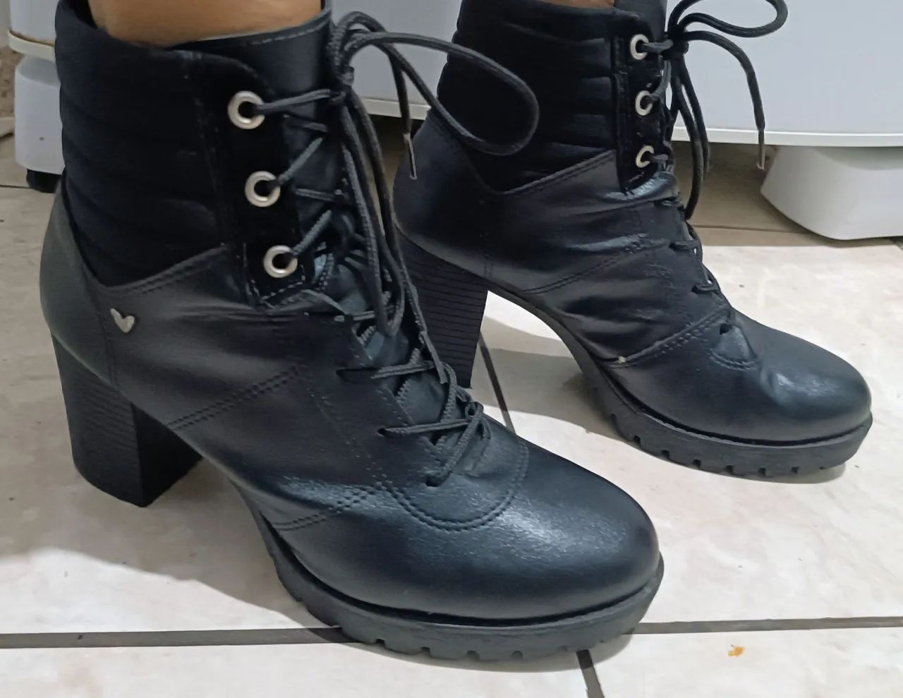 Bota Coturno Feminina Plataforma 37 - Foto 3