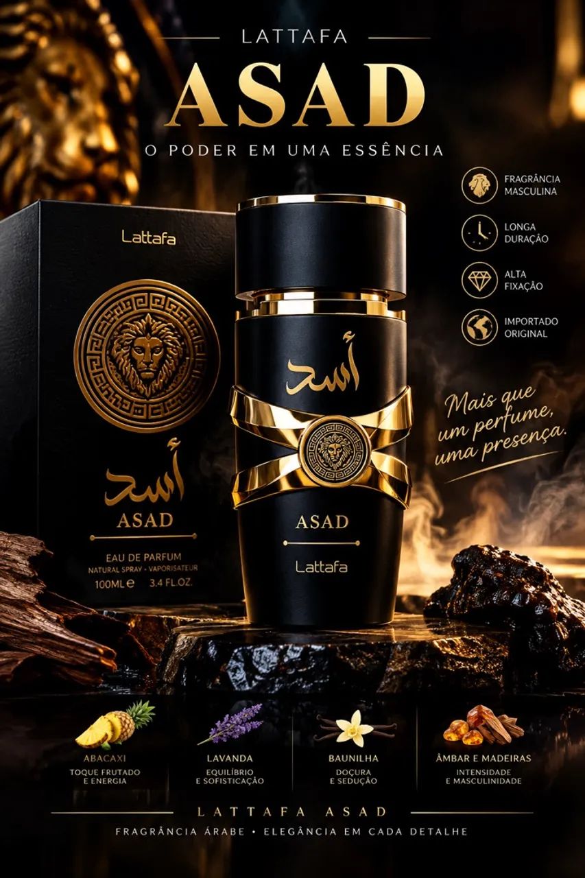 Perfume Árabe Asad Lattafa - Foto 3