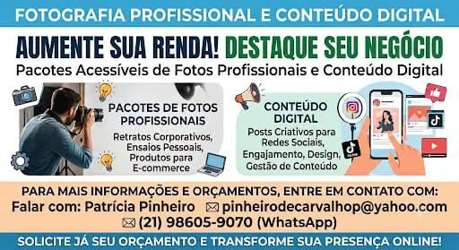 Pacotes de fotos profissionais e digitais