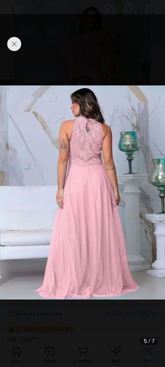 Vestido de festa em tule Rose GG - Foto 2