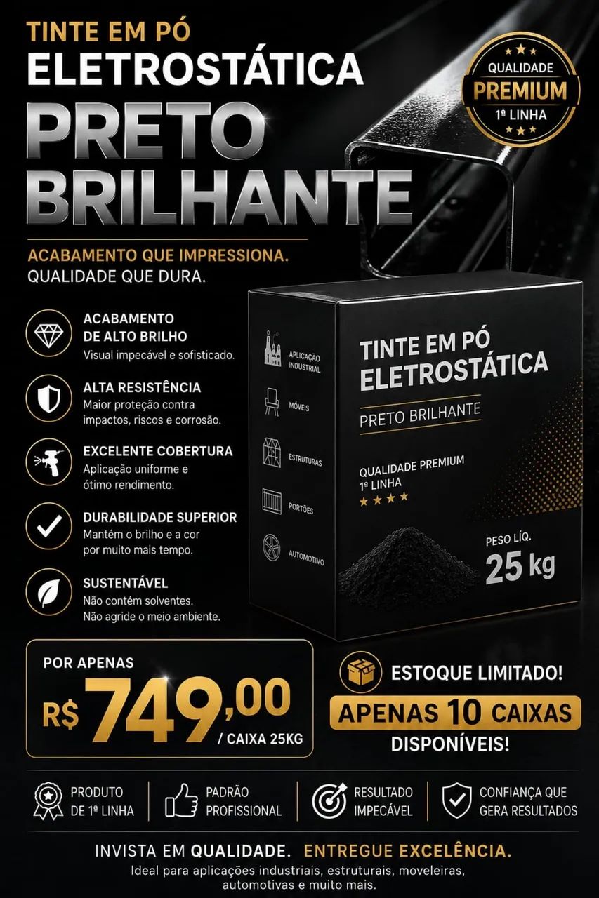 Tinta eletrostática a pó  - Foto 4