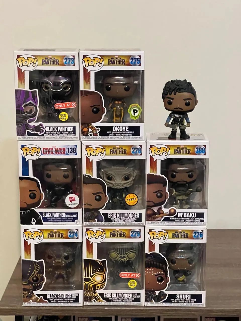 Funko Pop Pantera Negra Black Panther Marvel - Vários Modelos