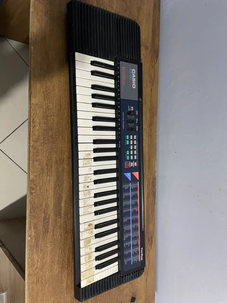 Teclado Casio CA-110 ToneBank - Funcionando Perfeitamente (Ideal