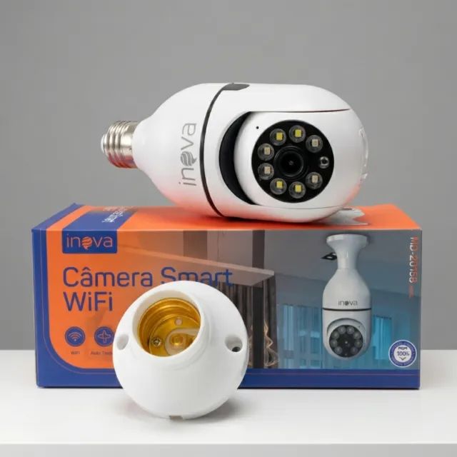 CAMERA LAMPADA WIFI NOVA