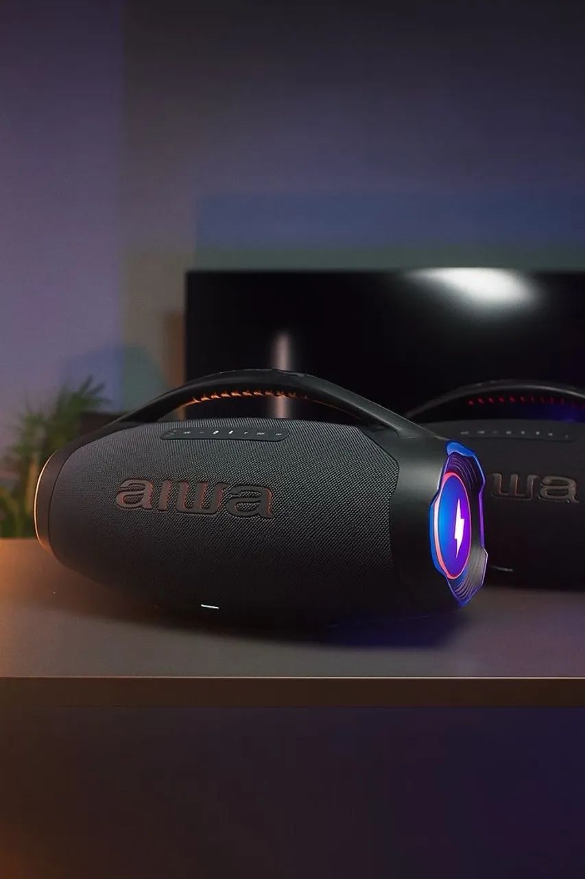 Caixa de som aiwa 