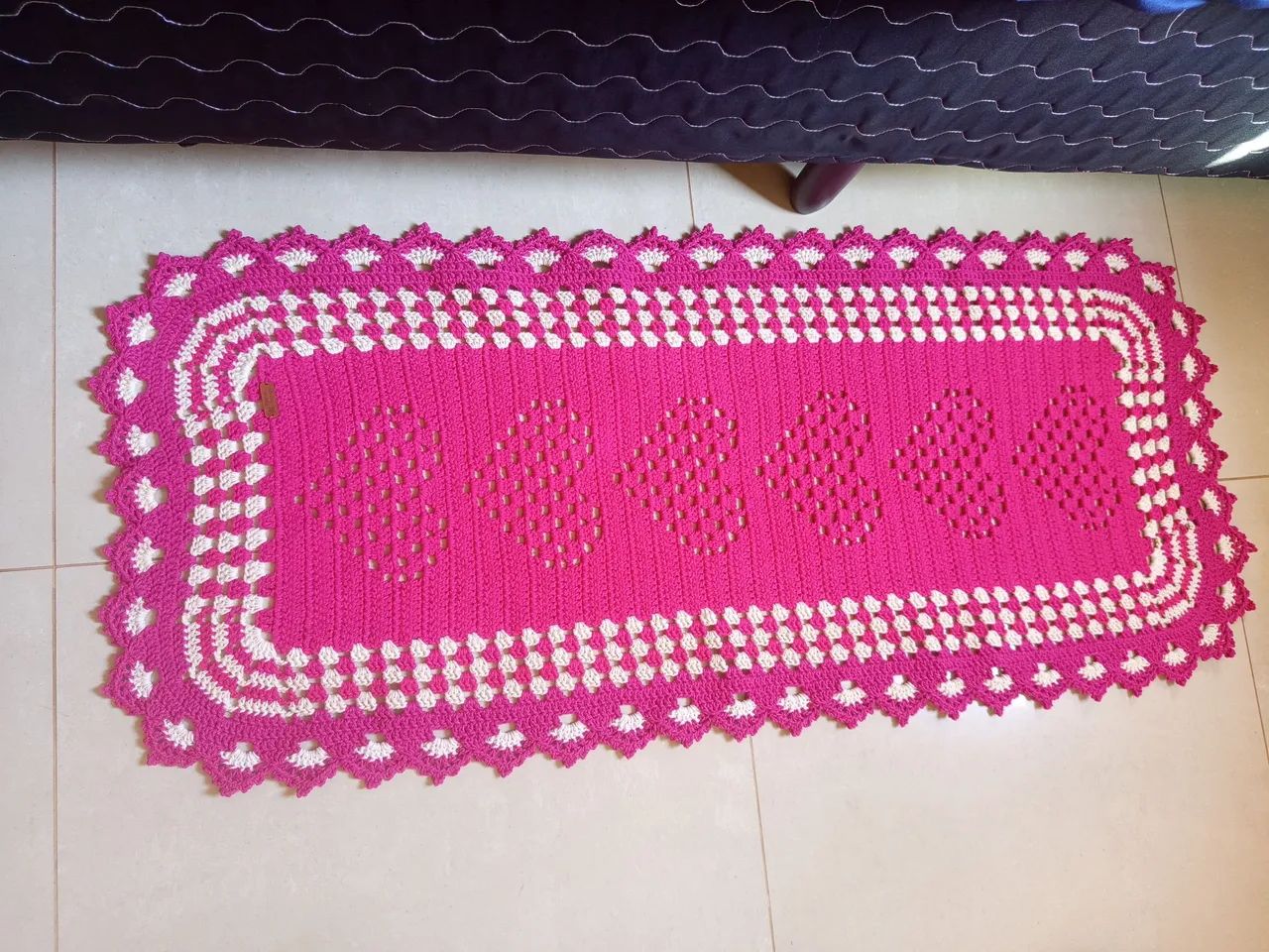 Passadeira de crochê 