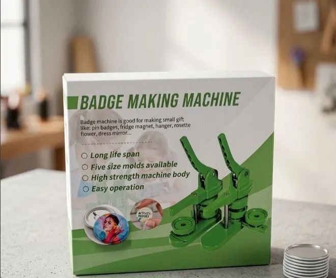 Máquina de Fazer Bottons e Broches Profissional (Badge Making Machine) - Foto 2