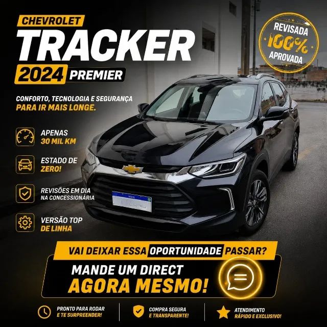 Chevrolet Tracker Premier 1.2 Turbo 12V Flex AUT 2024